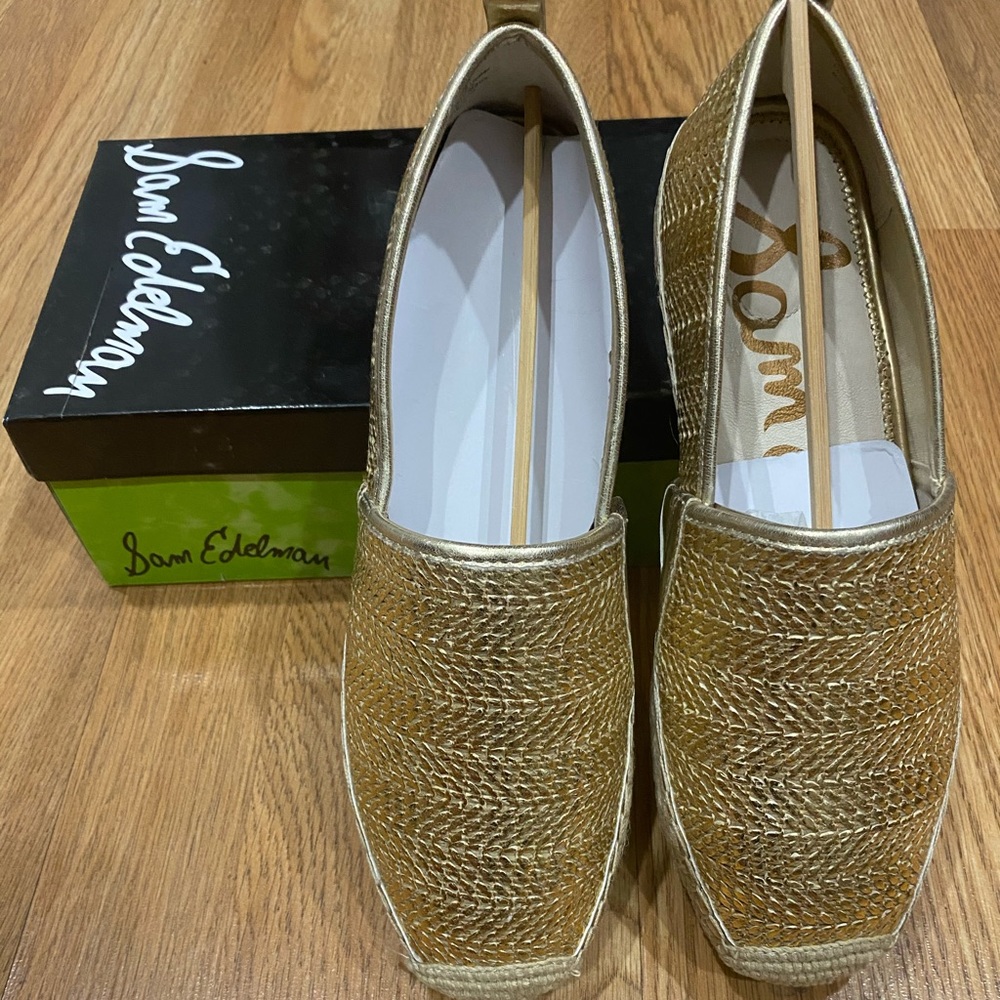NWT Sam Edelman espadrille flats